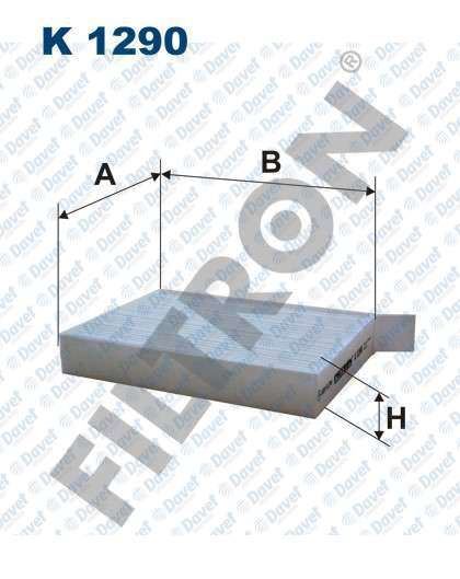 FILTRON K1290 Polen Filtresi Agila 08> Splash 08>